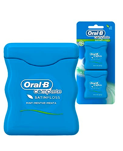 Oral-B Complete Mint Satinfloss Comfort Grip Value 2 Pack (50M Each)
