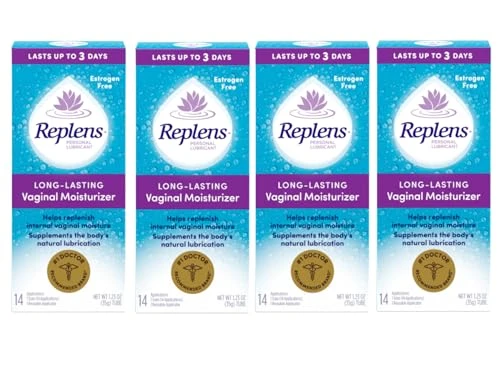 Replens Long-Lasting Vaginal Moisturizer With Reusable Applicator 14 Count 4 Pack