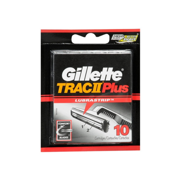 Gillette Trac II Plus Cartridges 10 Each