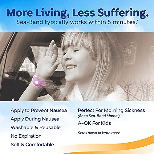 Sea-Band - Child Wristband For Motion Sickness And Nausea Relief Colors And Packaging May Vary