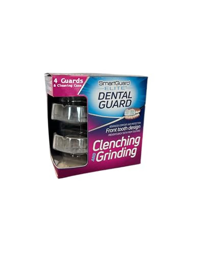Smartguard Dental Guard 4 Guards And Cleaning Case Front Tooth Custom Anti Teeth Grinding Night Guard For Clenching Dentist Designed Bruxing Splint Mouth Protector For Sleep