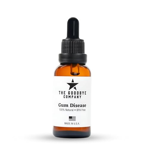 The Goodbye Company Gum Disease Treatment - 100 Pure Neem & Clove Oil - Natural Gingivitis Remedy - Non-Toxic Bpa-Free Oral Care - Fast-Acting Gum Healer (30Ml)