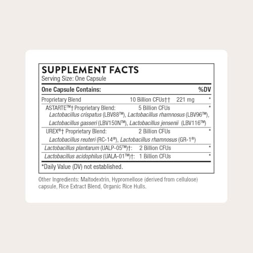 Thorne - Women'S Daily Probiotic - Shelf Stable Probiotic Supplement - Promotes Everyday Immune Cardiovascular & Metabolic Health 30 Servings