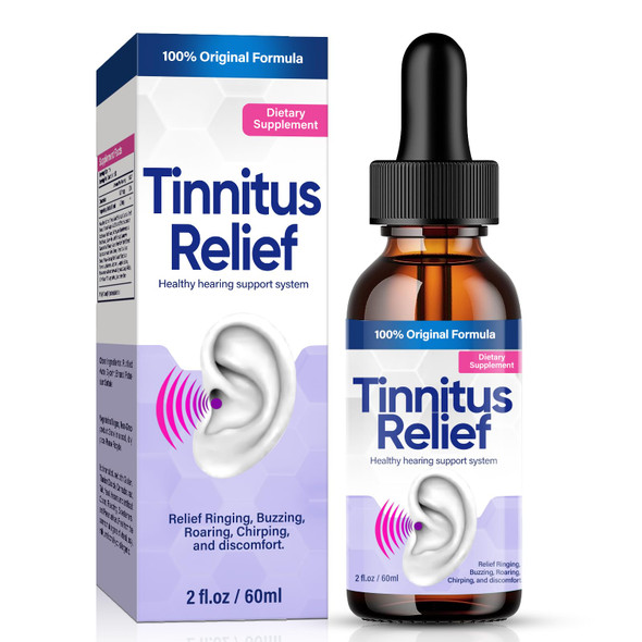 Topicy Tinnitus Relief For Ringing Ears Best-Ear Ringing Relief Drops Natural Herbal Blend Effective Tinnitus Treatment To Reduce Ear Noise Improve Hearing Purple