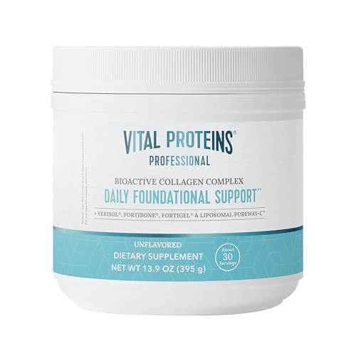 Vital Proteins Professional Daily Foundational Support 12G Bioactive Collagen Peptides Reduces Fine Lines & Wrinkles Supports Joint Mobility