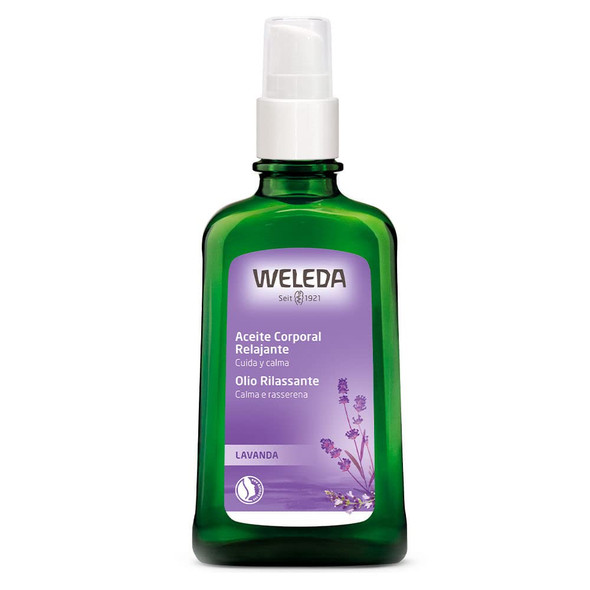 Weleda Relaxing Lavender Body & Beauty Oil 3.4 Fluid Ounce Clear