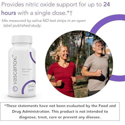Calroy Health Sciences Vascanox Hp - Next Generation Nitric Oxide Support - Up To 24 Hours On Single Dose*+
