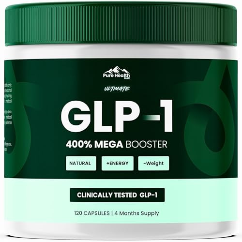 Pure Health Max Ultimate Glp-1 Supplement For Men And Women Akkermansia Probiotic - Natural Glp1 Supplements | 120 Tablets 4 Months Supply
