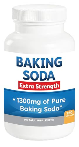 Kidney Restore Baking Soda Aluminum Free 1300Mg Per Pill Extra Strength Organic Use Pure Baking Soda Capsules For Health & Wellness. Baking Soda Tablets 120 Pills
