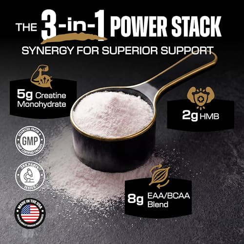 Earth Elixir Creatine Hmb Supplements For Men And Women W/Essential Amino Acids | Eaa & Bcaa Powder Mix | Creatine Monohydrate Powder And Hmb | Eaas & Bcaas | Made In Usa & 3Rd Party Tested