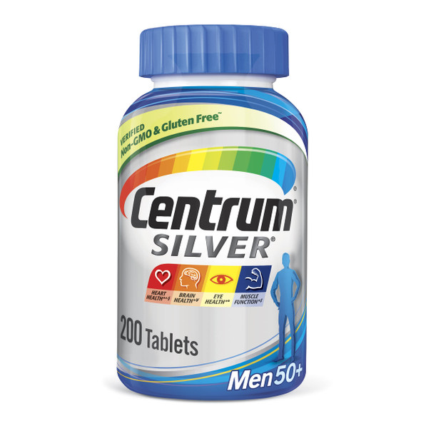 Centrum Silver Men 50+, 200-Count Bottle