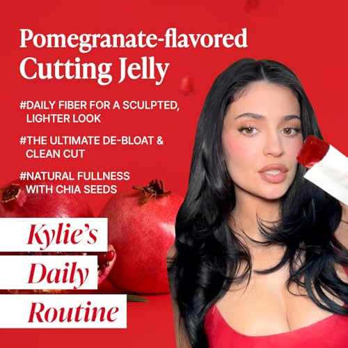 Foodology Coleology Cutting Stick Jelly (Pomegranate) Dietary Fiber Supplement For Healthy Weight Management Chia Seeds & Garcinia Cambogia Korean Beauty With Collagen 10 Sticks (Pack Of 3)