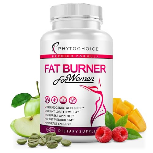 Phytochoice Belly Fat Burner For Women Powerful Weight Loss Pills That Target Stubborn Belly & Thigh Fat Thermogenic Metabolism Booster Appetite Suppressant & Bloating Relief Advanced Slimming Formula