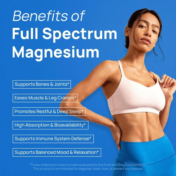 Selerb 18 In 1 Magnesium Complex For Women And Men Liposomal Magnesium Supplement With Glycinate Citrate Malate Taurate D3 and K2 High Absorption For Muscle Sleep Bone Nerve Support 90 Capsules