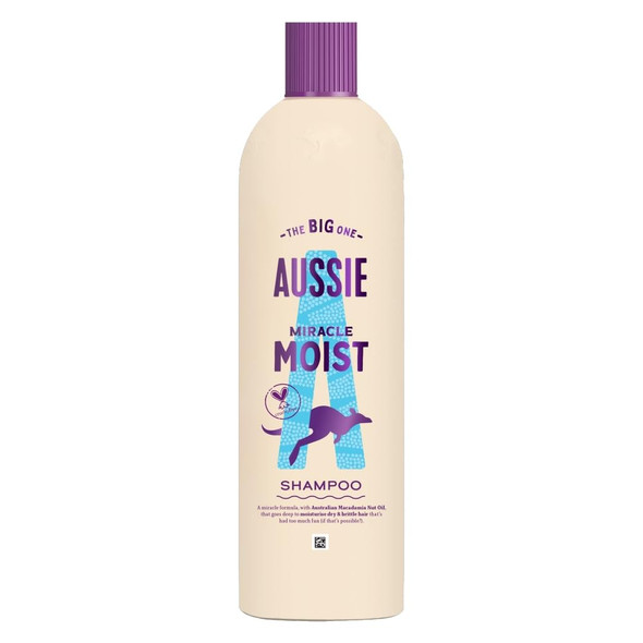 Aussie Miracle Moist Base Shampoo Moisturising/Dry 400ml