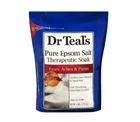 Dr Teal's Pure Epsom Salt Soak Therapeutic Fragrance Free 6 lbs