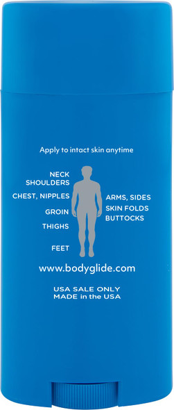 Body Glide Original Anti Chafe Balm | Anti Chafing Stick | Prevent Arm Chest Butt Thigh Ball Chafing & Irritation | Trusted Skin Protection Since 1996 |2.5oz