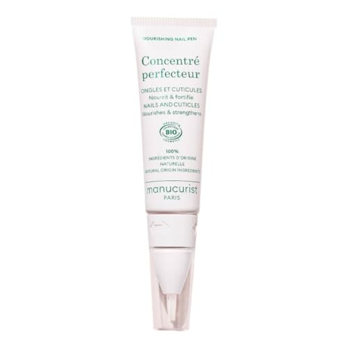 Manucurist Concentr Perfecteur - Nourishing and Fortifying Nail Pen - Vegan & Made in France - 1-in-2 Nail Care Treatment On-the-go Nail Strengthener & Growth Oil - s for Women