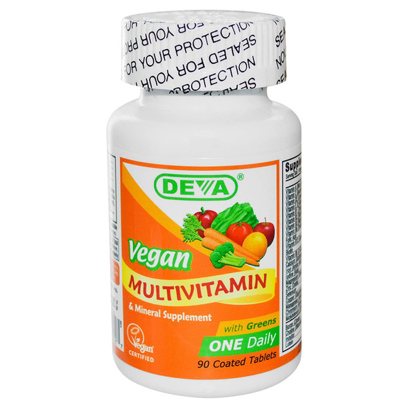 Deva Vegan Multivitamin and Mineral Supplement - 90 Tablets