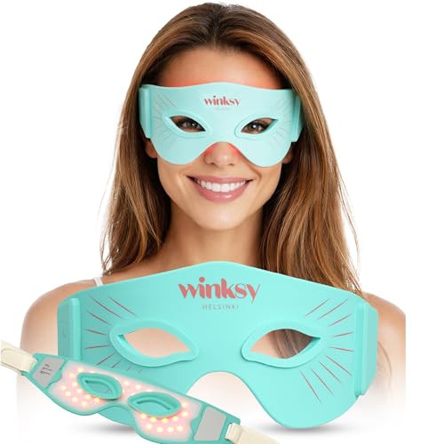 Winksy Helsinki Winksy Red Light Therapy Eye Mask For Dark Circles, Eye Bags & Wrinkles