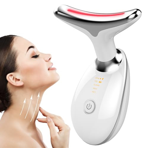 Asexetic Face Sculpting Tool, Neck And Face Massager, Portable 3 In 1 Facial Device For Daily Skin Care, White