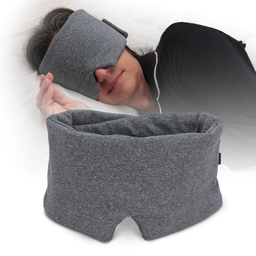 Changears Sleep Mask For Men Women, 100% Light Blocking, Comfortable Adjustable For All Head Sizes, Breathable Eye Mask, Ideal Blackout Sleep Mask For Side Sleepers, Travel, Airplane, Nap, Shift Work