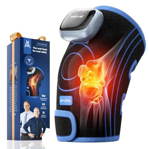 Bob And Brad Cordless Far Infrared Knee Heating Pad For Pain Relief, Fsa-Hsa Eligible Deep Tissue Heated Wrap For Arthritis, Meniscus Tear, Tendinitis, Portable Electric Brace For Elbow, Arm & Leg