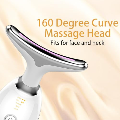 Assioas Neck Face Device, 3 In 1 Portable Face Sculpting Tool, Three Modes Facial Skin Care Tool, White