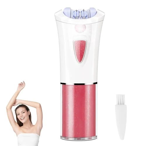 Xubioooo Facial Epilator For Women,2026 New Cordless Epilators Hair Removal For Women With Led Light Portable Electric Face Hair Remover For Face,Lip/Bikini Area/Legs/Underarm Hair Removal (Pink)
