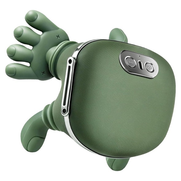 Creacare Bionic Neck Massager With Adjustable Heat, Portable Deep Tissue 4D Kneading Electric Shoulder Massager, Compact Design With Soft Silicone Massage Heads For Relaxation And Comfort