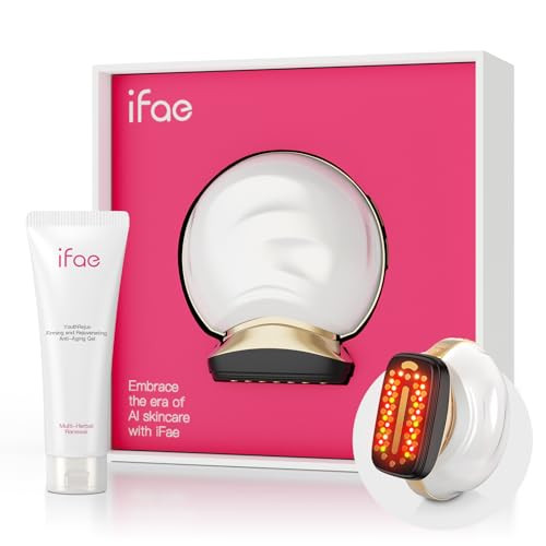 Aesthifae Red Light Therapy For Face And Neck Microcurrent Facial Device With Vibration Tech Gua Sha Facial Massager Tool With Thermals True Beauty Glow Facial Sculptor For Wrinkles Double Chin General