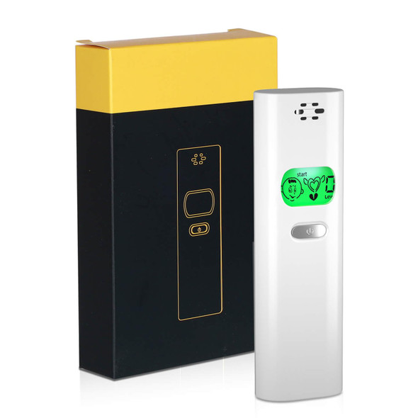 Coolker Bad Breath Tester, Portable Instant Mouth Odor Detector, Bad Breath Analyzer For Oral Health Check (White 2)