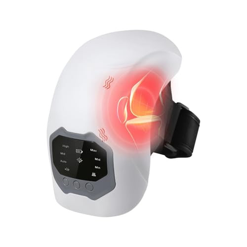 Cilotus Cordless Portable Knee Massager With Heat, 3 Vibration Modes, 3 Heating Levels For Pain Relief, Led Screen And Adjustable Straps, s For Adults, Mom,Women And Men