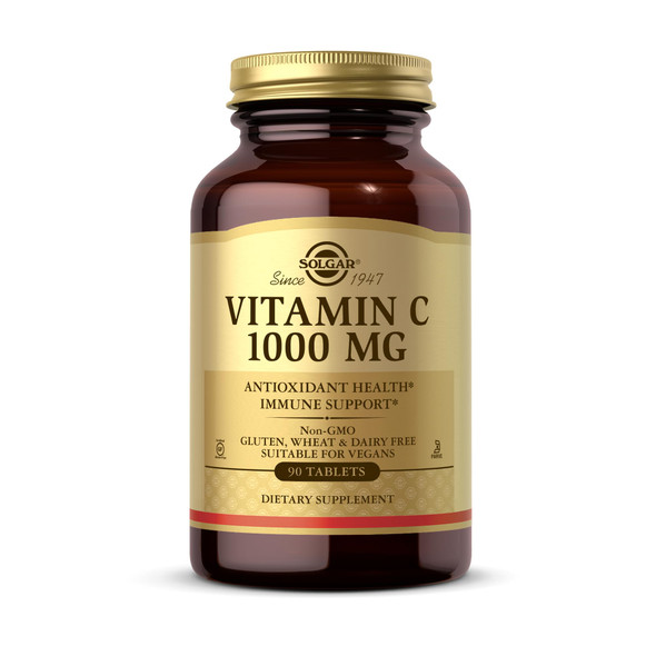 Solgar - Vitamin C, 1000 Mg, 90 Tablets