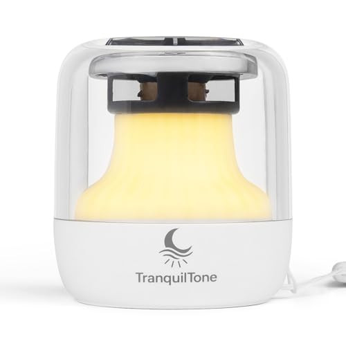 Tranquiltone Mini Sleep Sound Machine For Baby Kids & Adults 15 Calming Sounds Soft Night Light Usb-C Rechargeable (10 Hrs) Timer Portable Travel White Noise Machine By Tranquiltone