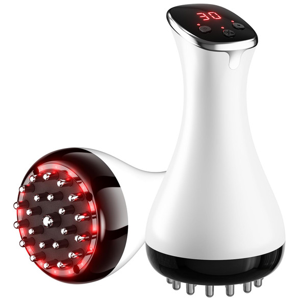 Afluodn Lymphatic Drainage Massager, Anti Cellulite Massage Tool & Body Sculpting Machine With 30-Level Microcurrent, Light, Heat & Vibration For Legs, Arms & Belly, Helps Reduce Stretch Marks & Cellulite