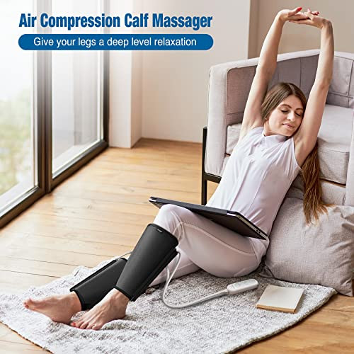 Fit King Air Compression Leg Massager, Sequential Compression Device With 2 Modes & 3 Intensities, Calf Massager With Adjustable Velcro Design, Fsa-Hsa