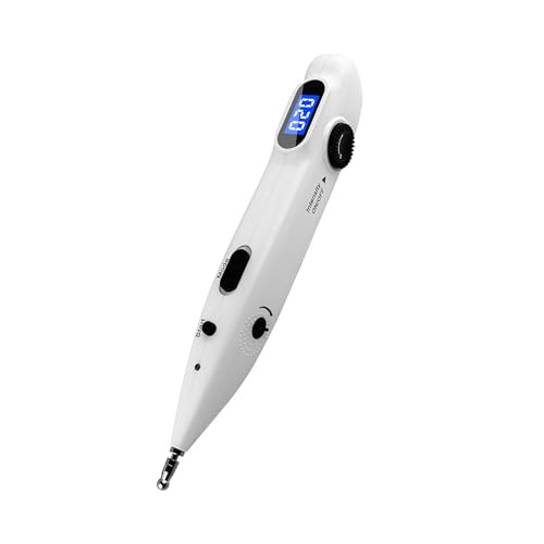 Leawell Electronic Acupuncture Pen Meridian Acupoints Finder Electric Acupressure Point Muscle Massage Pulse Therapy Tool For Pain Relief Rechargeable