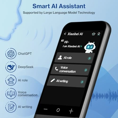 Fancydove Ai Assistant Device Powered By Chatgpt, No Subscription Needed, Standalone Ai Chatbot Translator, Ai Tutor For Learning, Writing & Homework, Portable Ai Gadget For Students & Travel Black