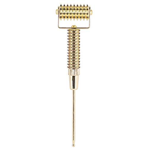 Healeved Ear Massage Acupoint Detecting Pen With Flexible Spring Roller Copper Probe For Precise Therapy And Facial Acupoint Stimulation 4.92X1.37X0.59In
