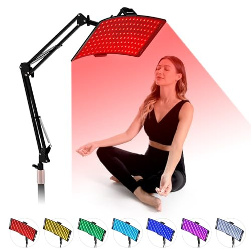 Gyp 7 In 1 Portable Light Therapy For Face For Body Lamp With Stand, 920Nm Red Infrared Light Therapy Device, Led Face Skin Body Skin Care At Home
