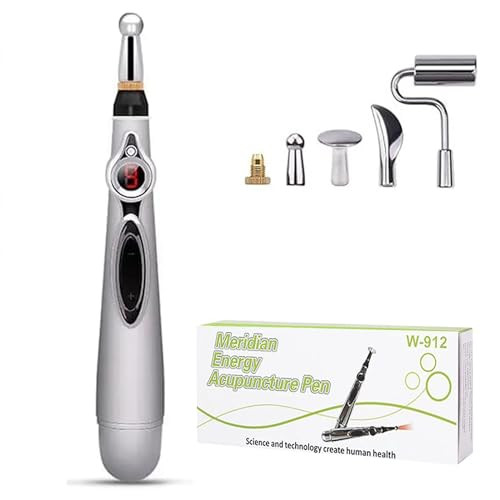 Jieluo Acupuncture Pen, Electronic Acupuncture Pen Therapy, Energy Massage Tools, Suitable For Women & Men(5-In-1)