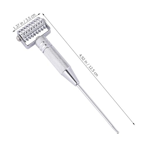 Exceart Acupuncture Pen Ear Massage Tool Face Roller Adjustable Deep Tissue Massage Tool For Face Ear Self-Massage