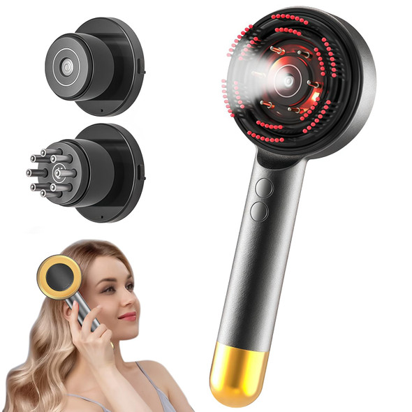 Otdest 3 In 1 Electric Scalp Massager And Hair Oil Applicator, Hair Massager Scalp Applicator Brush For Hair Growth, Advanced Scalp Care Brush For Hair Oiling