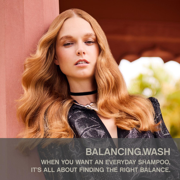 Kevin.Murphy Balancing.Wash - Strengthening Daily Shampoo - For Normal & Oily Hair - Antioxidant Shampoo - Colour Safe Hair Care - Sulphate & Paraben Free - 250 Ml / 8.4 Fl Oz