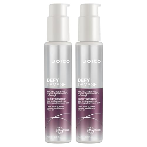 Defy Damage Protective Shield | For Damaged Color-Treated Hair | Protect Against Uv & Thermal Damage | Strengthen Bonds & Preserve Hair Color | With Moringa Seed & Arginine | 3.38 Fl Oz (Pack Of 2)
