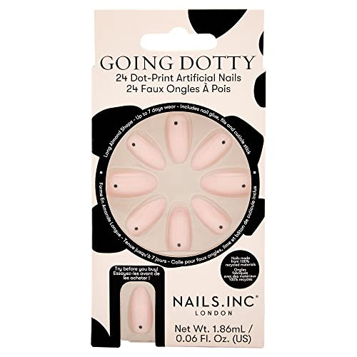 Nails.Inc Going Dotty Dot-Print Artificial Nails Pack Of 24