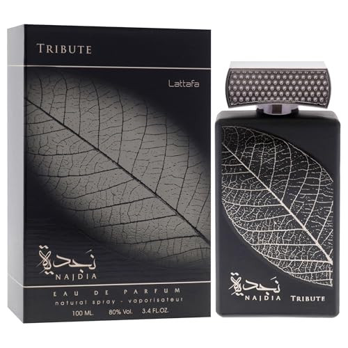 Lattafa Perfumes Najdia Tribute Eau De Parfum Spray For Unisex 3.4 Ounce