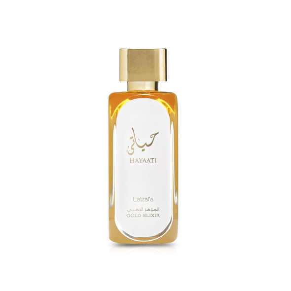 Lattafa Hayaati Gold Elixir Eau De Parfum Spray For Unisex 3.4 Ounce