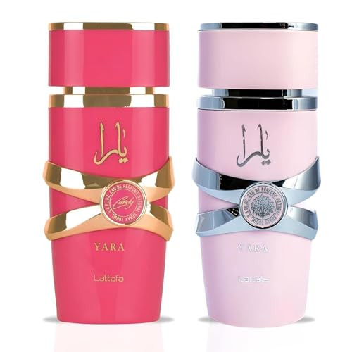 Lattafa Yara & Yara Candy Edp Sprays 100Ml (3.4 Oz) Set Sweet Floral Fruity Fragrances With Warm Vanilla & Sandalwood